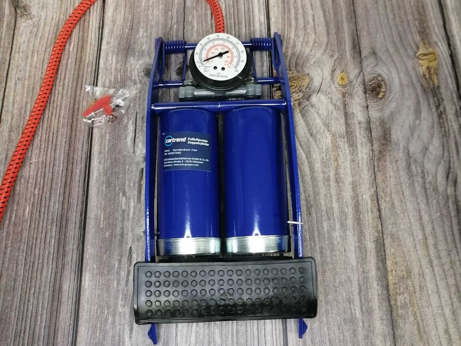 Cartrend pompka nożna dwa tłoki  *S