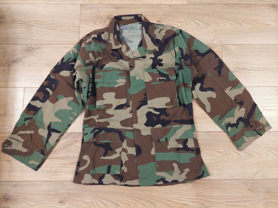Mundur BDU US Army woodland SS small short bluza + spodnie ripstop