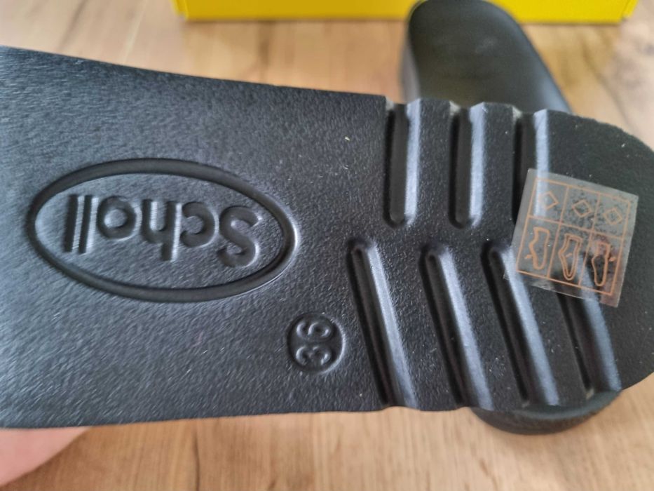 Klapki Scholl Bahia 1 Strap, czarne rozmiar 36 NOWE