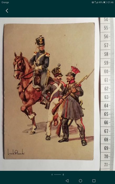 Zestaw pocztówek wojskowych