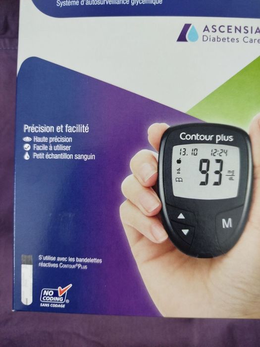 Глюкометр Ascensia contour plus новий