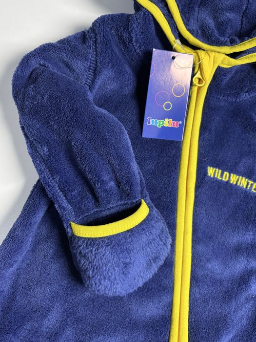 Комбінезон тедді Lupilu  розміри від 62 до 104