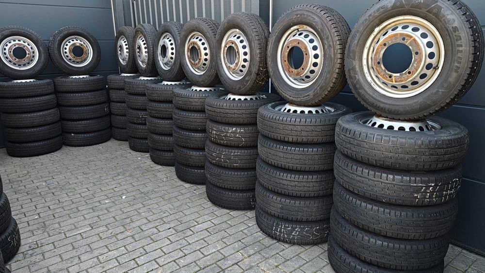 Koła Zimowe Sprinter Bliźniak 205/75/16C Toyo 2024r 7,5mm 6szt
