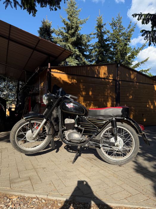 WSK 125 dwuramówka - W pełni sprawna, białe tablice