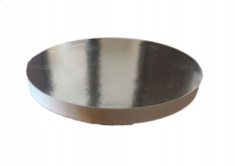 Podkład Pod Tort Angielski Styrodur Srebrny Wys. 20Mm - 32 Cm