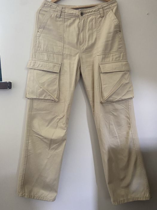 Spodnie cargo beżowe