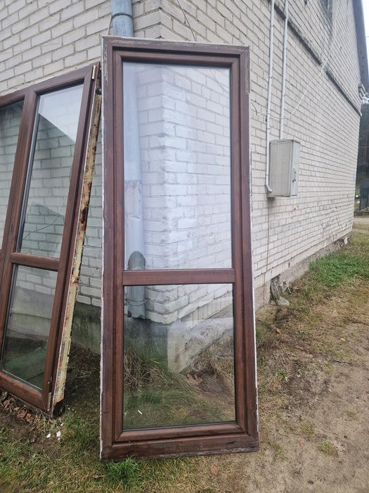 Okno balkonowe pojedyncze