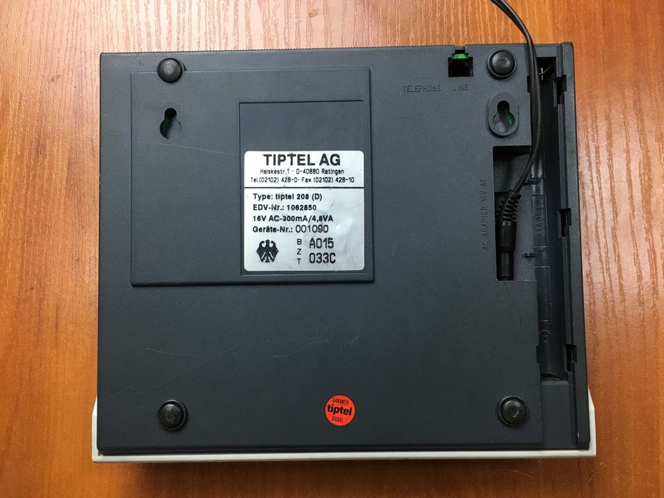 автовідповідач TIPTEL 208