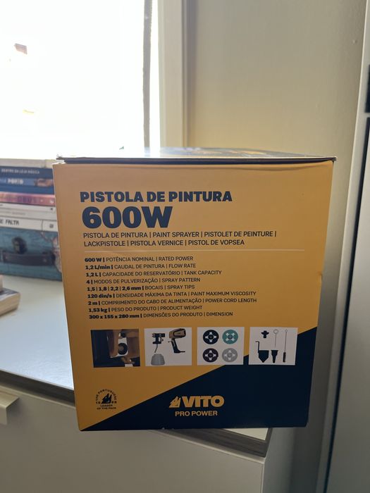 Pistola de pintura Vito 600w