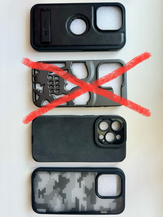 Продам новые защитные бамперы на iphone 15 pro