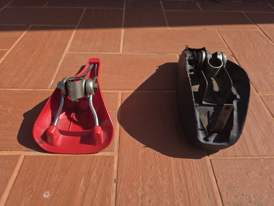 Selim bicicleta almofadado preto e peças