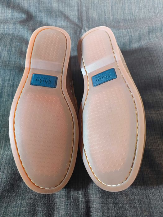 Мужские мокасины, топсайдеры из нубука Polo Ralph Lauren (42р,27см.)