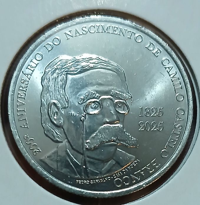 Portugal 2025 - Moeda 5€ CuNi - Camilo Castelo Branco