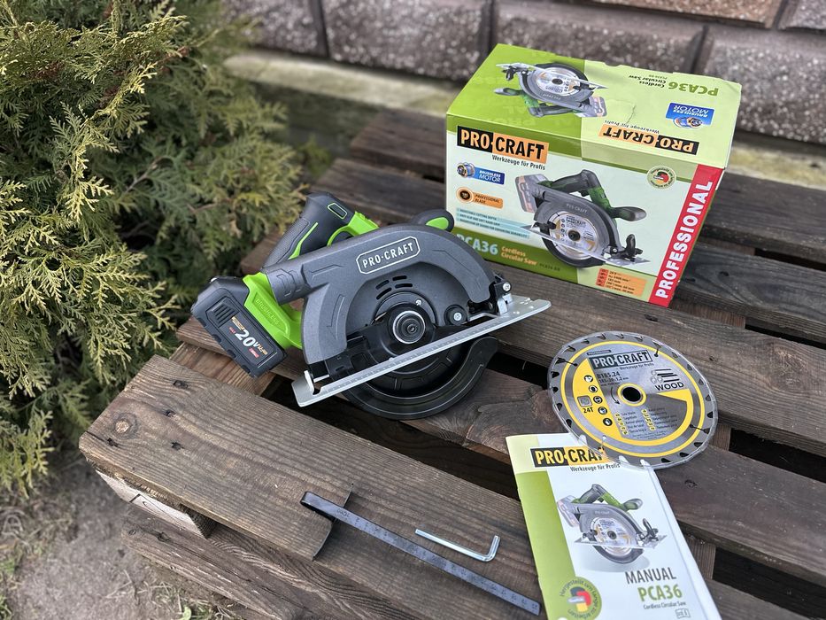 Аккумуляторная дисковая пила Procraft PCA36 (Без акб и зу)