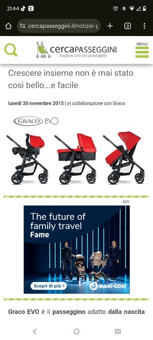 Carro de bebe completo