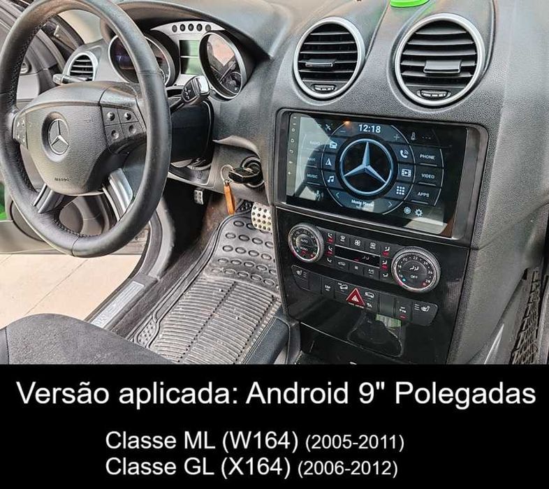 Rádio 2DIN Mercedes Classe ML / GL • Android • [4+64GB] W163 W164
