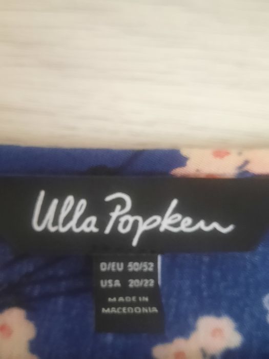 Ulla Popken śliczna tunika przewiewna wiskoza 50-52