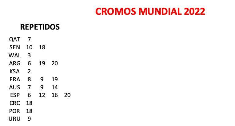 Cromos várias coleções