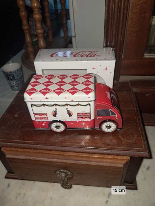 Caixa para bonbons autocarro coca cola
