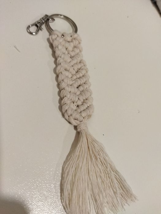 Porta chaves macramé