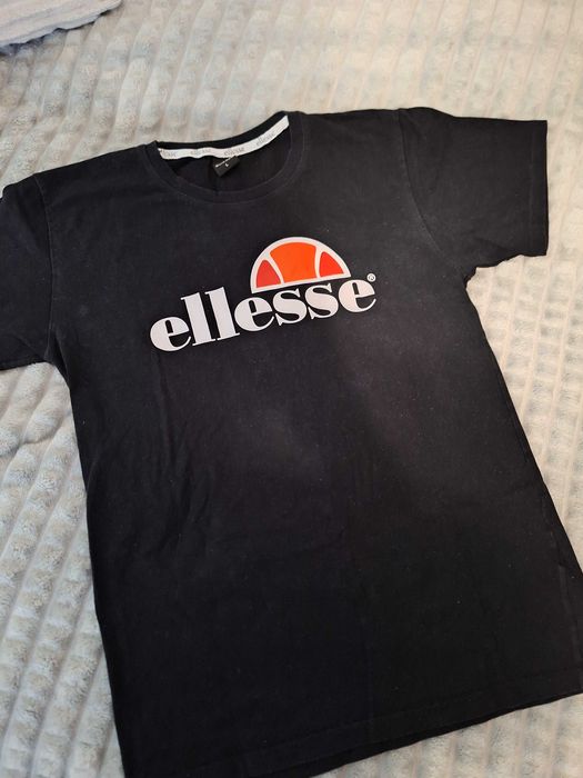 Czarny T-shirt Ellesse koszulka S / M