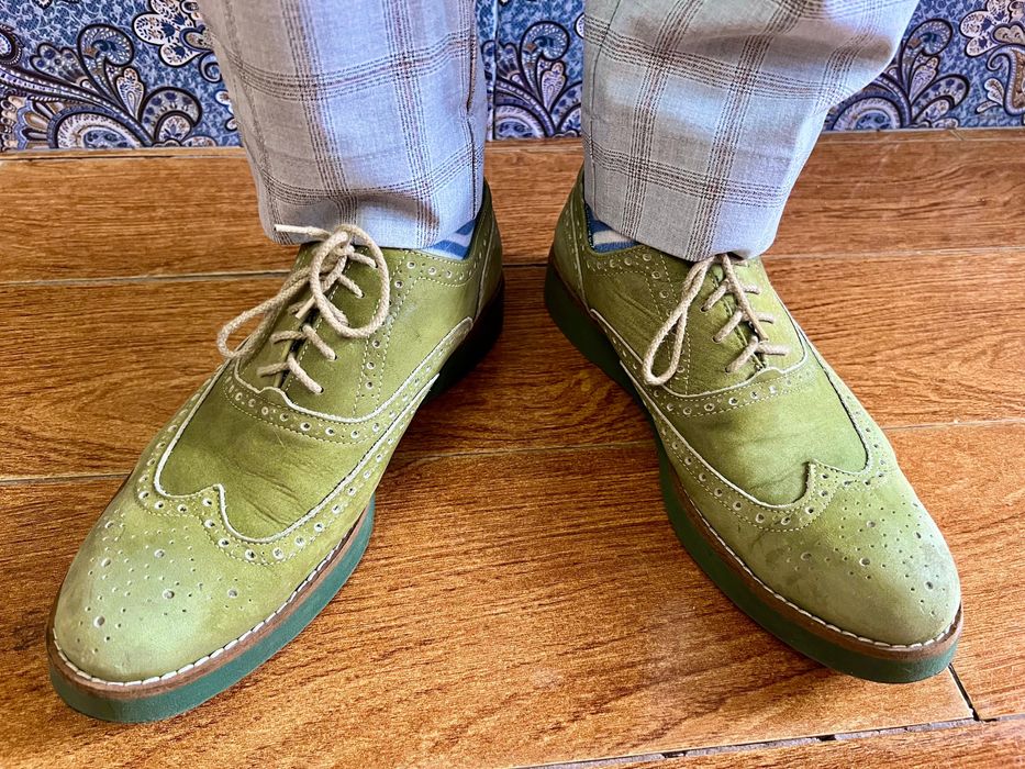 Чоловічі черевики/туфлі/оксфорди Valerio, нубук, 42р