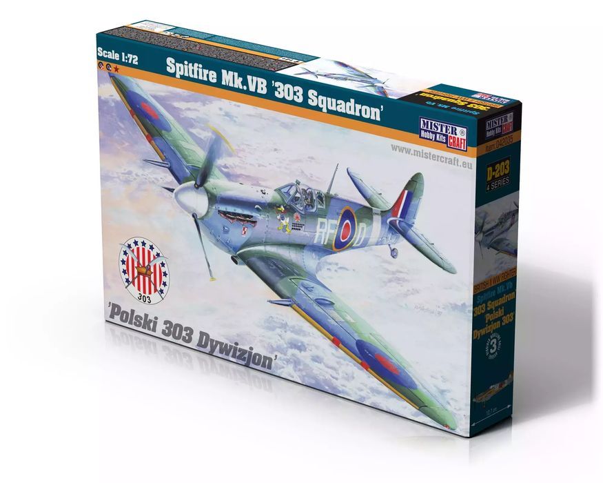 Supermarine Spitfire Mk. Vb, D-203, 1:72. Nowy Produkt