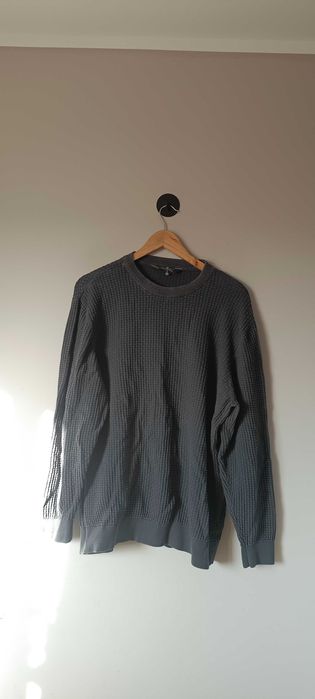 Sweter bawełniany Primark XXL szary