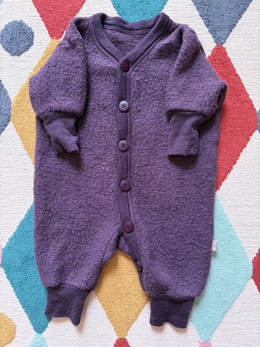 Wełniany kombinezon merino 100% 50 56 62