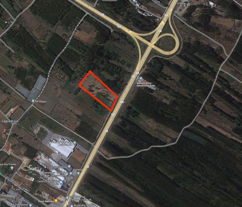 Arrenda-se terreno com 5000 m2 em Casais de Santa Teresa junto à N1