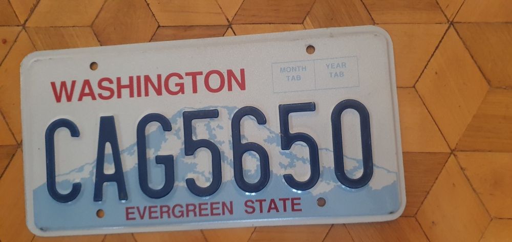 Washington tablica rejestracyjna USA oryginal