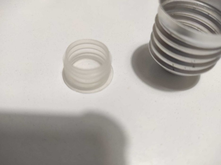 Lote de 2000 Garrafas vidro 200ml em forma de lâmpada com tampas