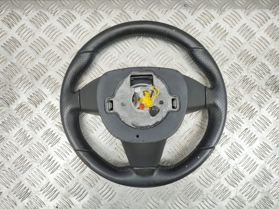 .Volante Guiador Original Pele Perfurada Seat Ibiza IV 6 6J 2008 a