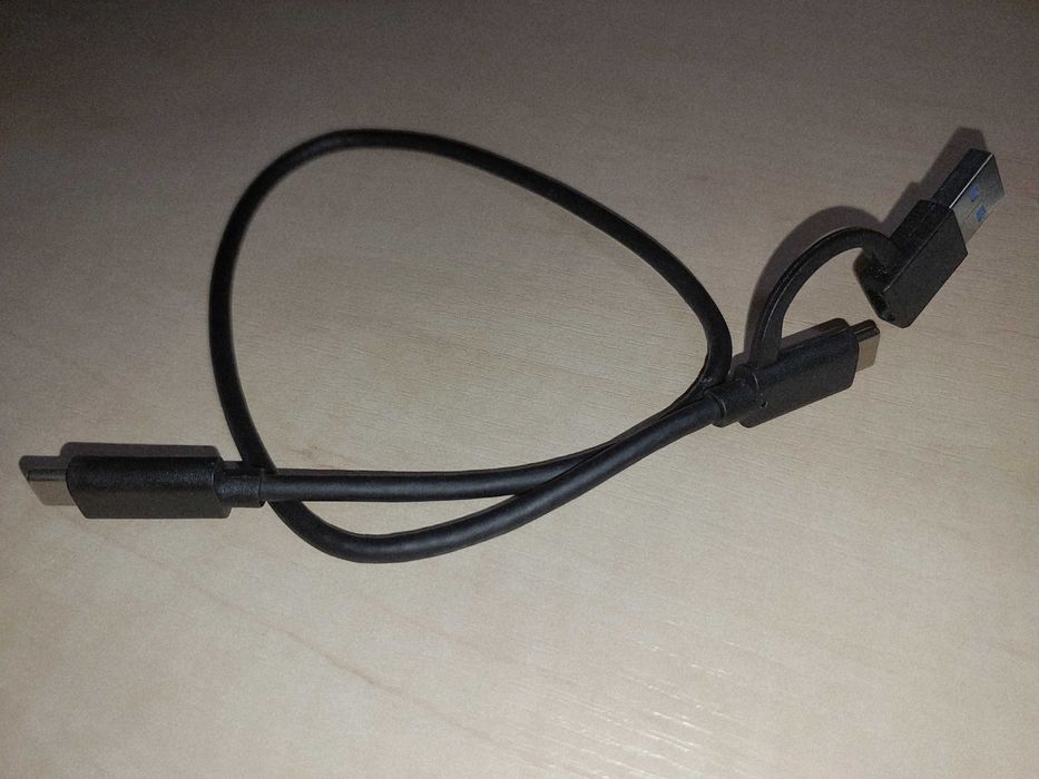 Кабель  USB 3.2 GEN 2 10Gbps data charging PD 60W Type-C to Type-C / USB-A 40cm