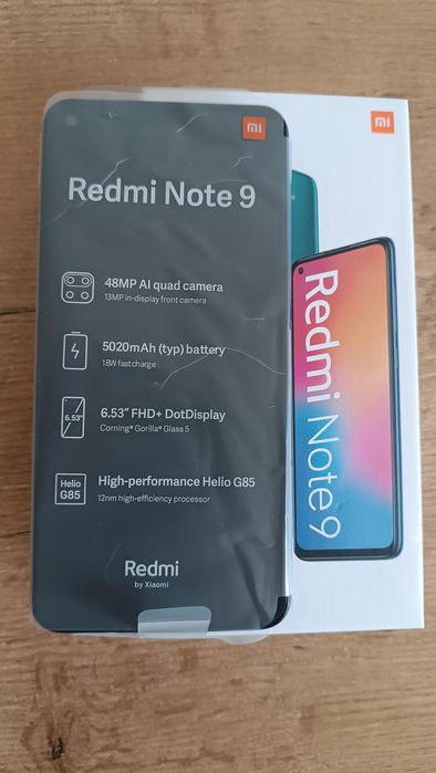Redmi Note 9 telefon smartfon oryginalne pudełko