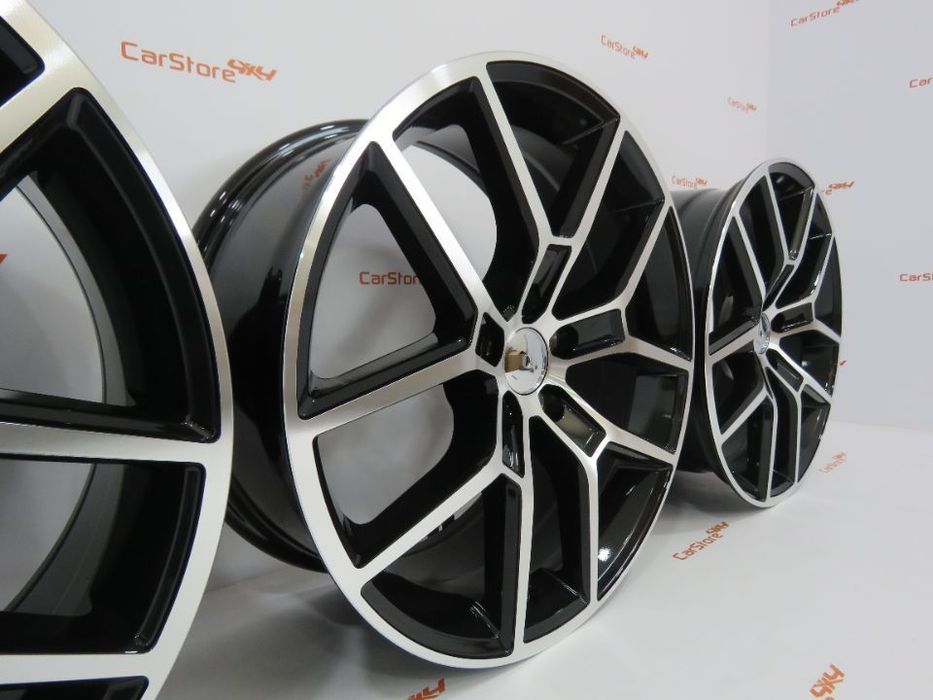 Jantes Look Volvo Polestar 18 x 8  et 45 5x108 Pretas + Polidas