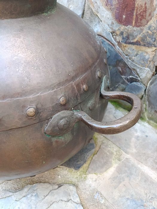 Tacho Alambique Cobre Séc XIX 56 cm 14 kg