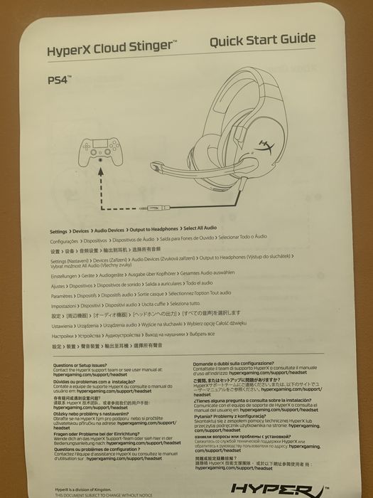 Наушники HyperX Cloud Stinger (HX-HSCS-BK) Навушники геймерські