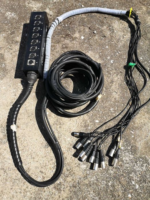 Mesa Mistura Soundcraft Spirit Folio 16  F1 - 100   e Multicabo