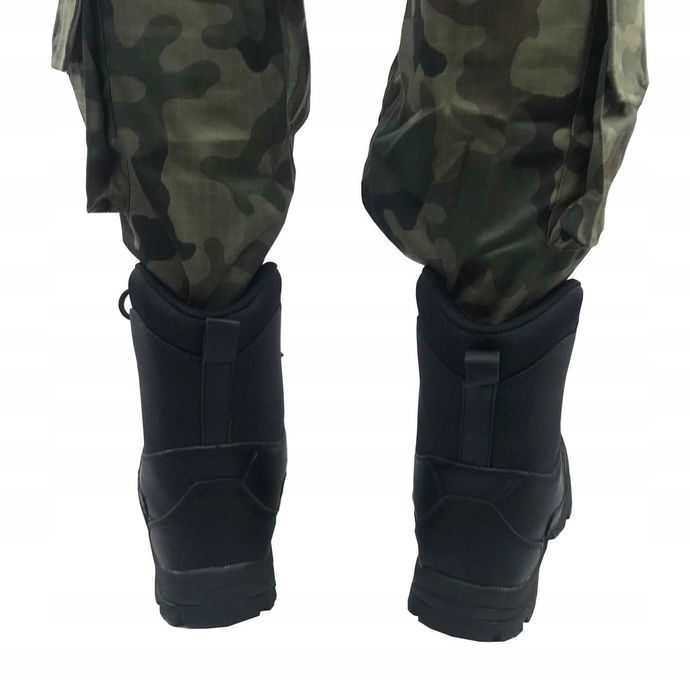 Buty COMBAT wysokie sznurowane glany MMB r. 47 - WYPRZEDAŻ