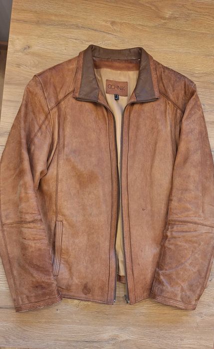 Sprzedam męską kurtkę skórzaną Ochnik
