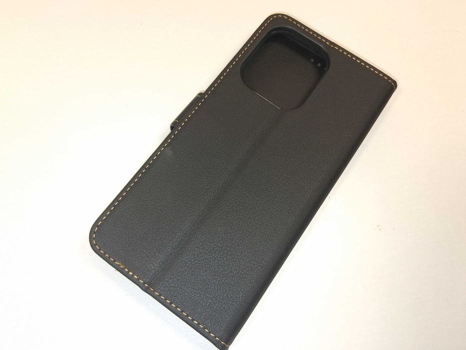 Z200 Etui Portfelowe Ganbary Do Xiaomi Redmi Note 13 4G Czarne Skóra
