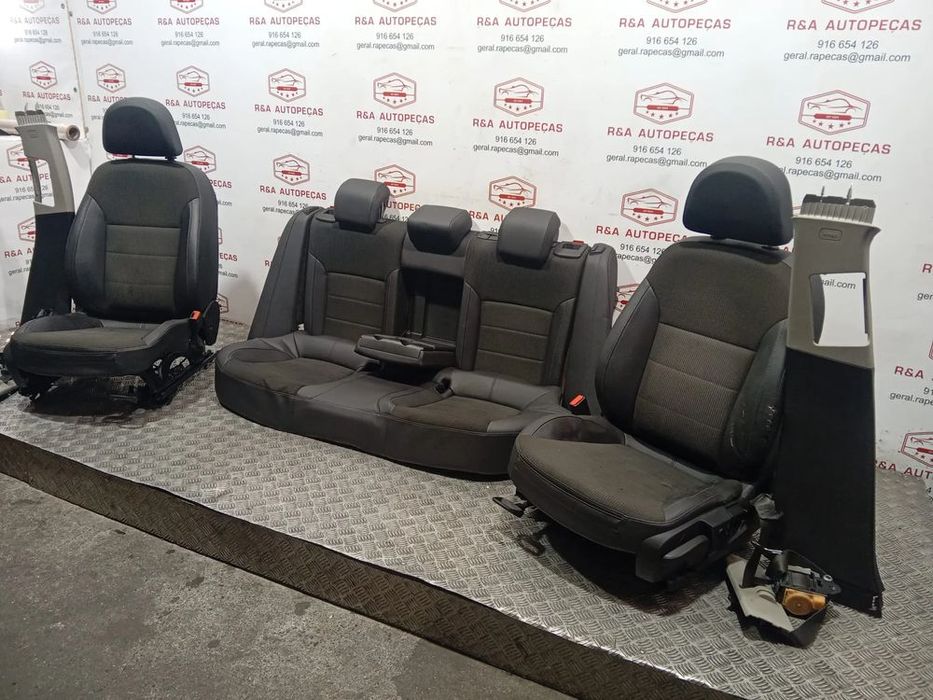 Conjunto de Bancos Opel Insígnia A em Pele e Tecido Original