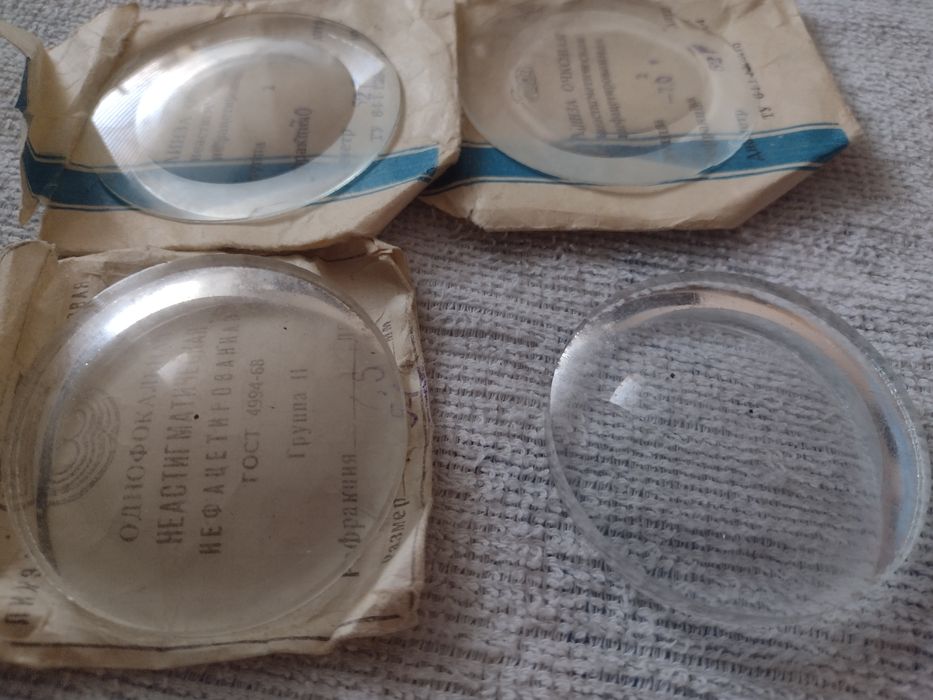 Линза очковая СССР стекло