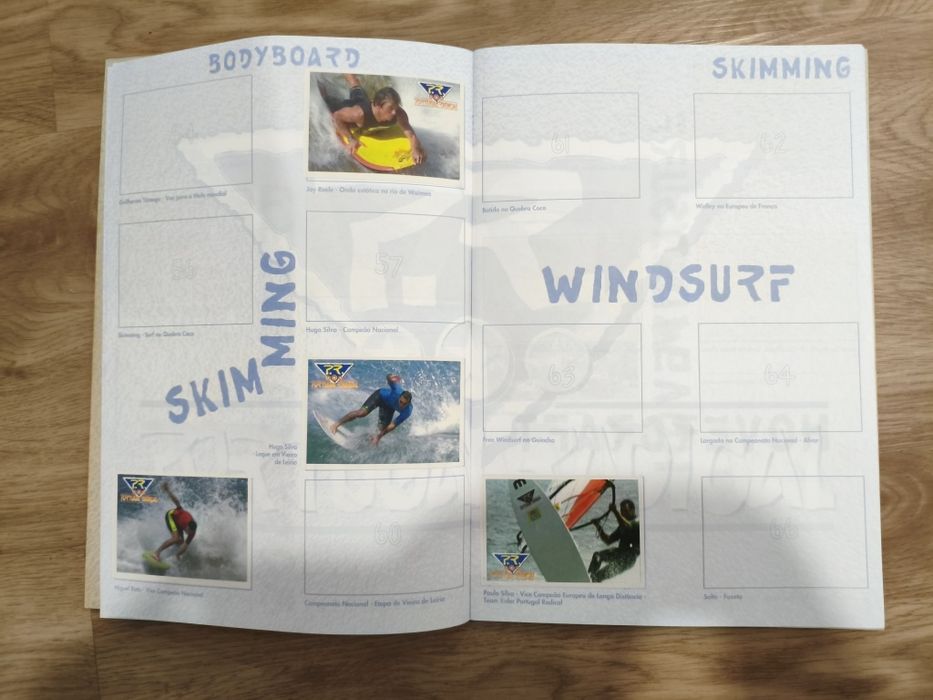 Caderneta de cromos Portugal Radical