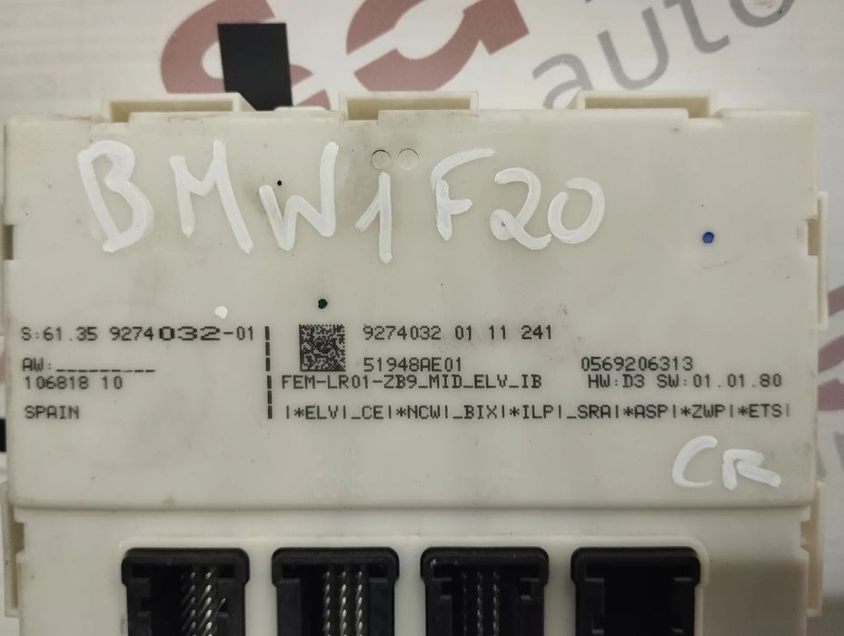 MODULO BCM BMW SERIE 1 F20 F21 REF. 6135.9274032-01