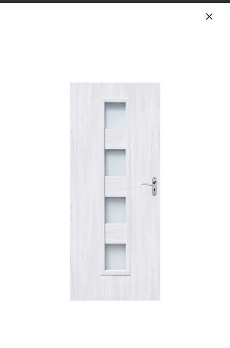 Drzwi wewnętrzne Minoris Silver i Alicia Silver plus oscieznice Nowe