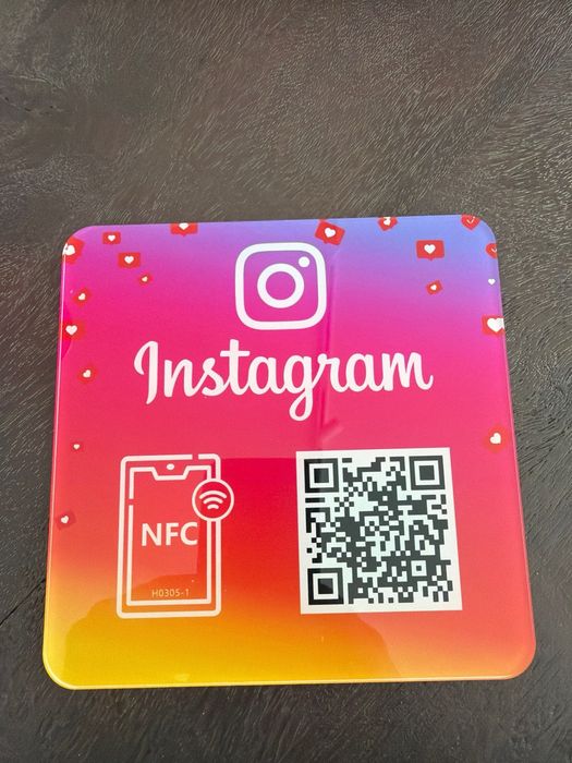 Google review card - QR Code + NFC