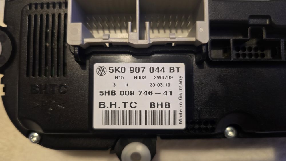 VW eos, golf, scirocco, passat, panel klimatyzacji + ramka radia ///