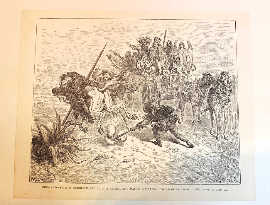 Gravuras Dom Quixote de la Mancha Gustave Doré H. Pisan 1866 19
